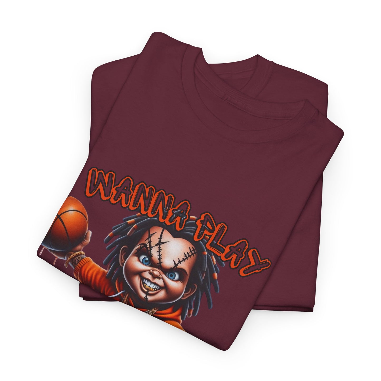 Basketball Graphic Tee, Wanna Play Shirt, Unisex Sports T-Shirt, Perfect for Game Days, Gift for Sports Lovers