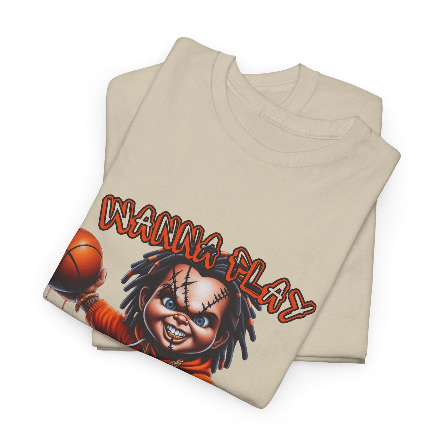 Basketball Graphic Tee, Wanna Play Shirt, Unisex Sports T-Shirt, Perfect for Game Days, Gift for Sports Lovers
