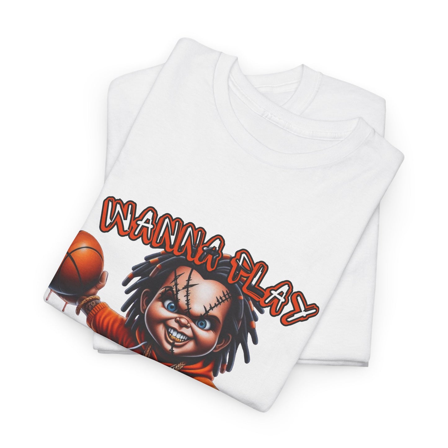 Basketball Graphic Tee, Wanna Play Shirt, Unisex Sports T-Shirt, Perfect for Game Days, Gift for Sports Lovers