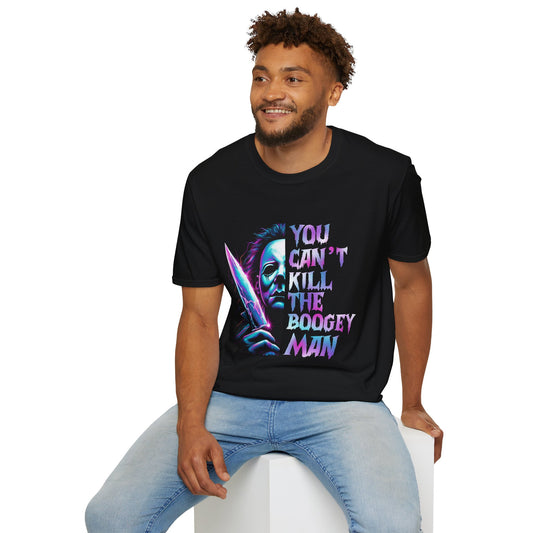 Halloween Unisex Graphic Tee - 'You Can't Kill the Boogeyman'