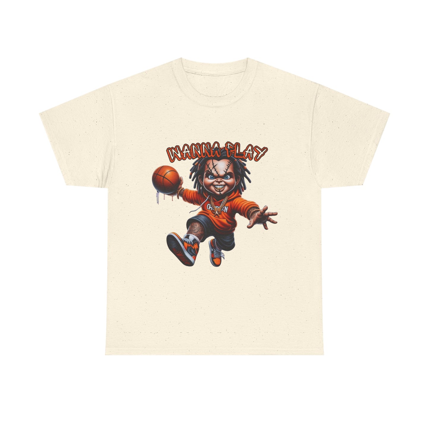 Basketball Graphic Tee, Wanna Play Shirt, Unisex Sports T-Shirt, Perfect for Game Days, Gift for Sports Lovers