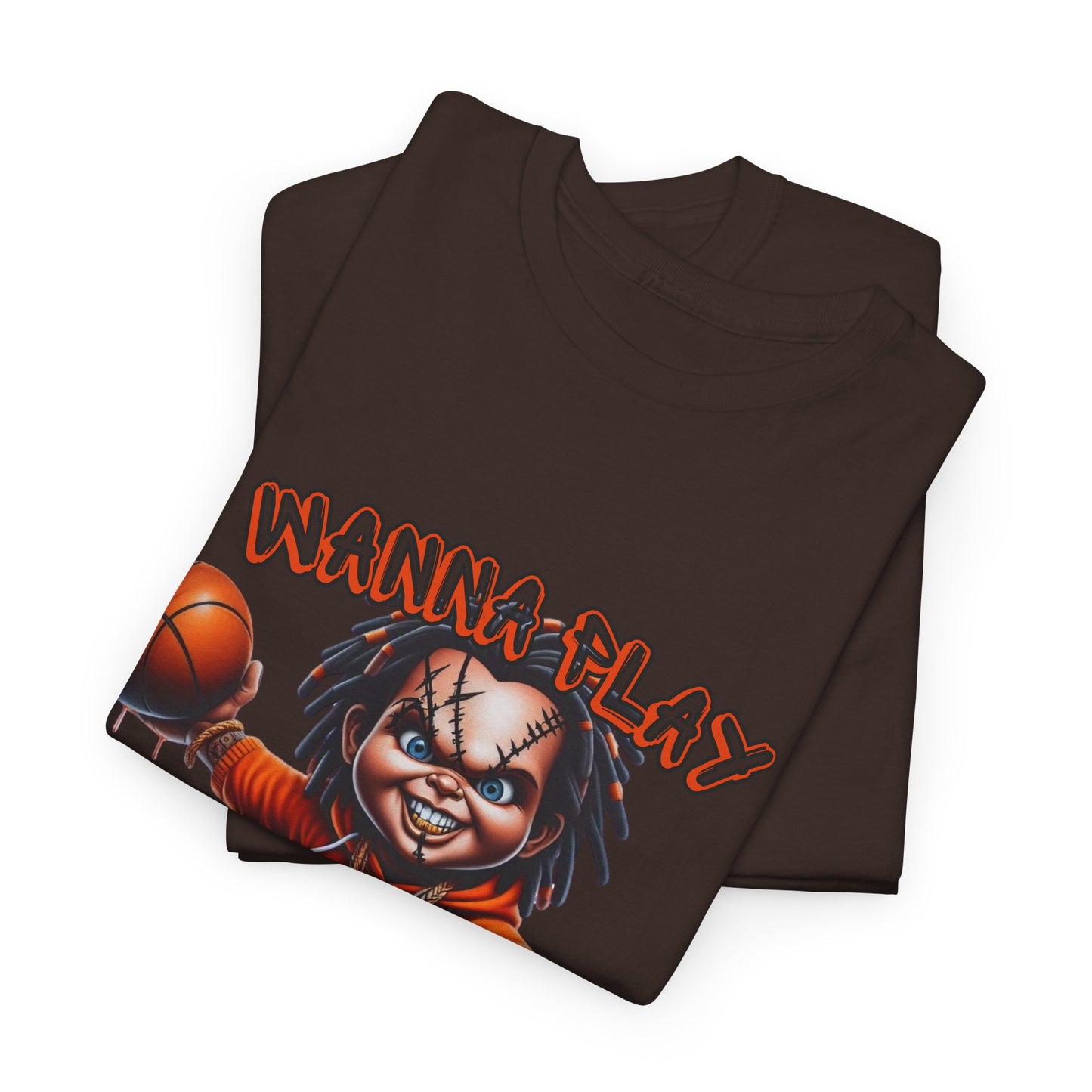 Basketball Graphic Tee, Wanna Play Shirt, Unisex Sports T-Shirt, Perfect for Game Days, Gift for Sports Lovers