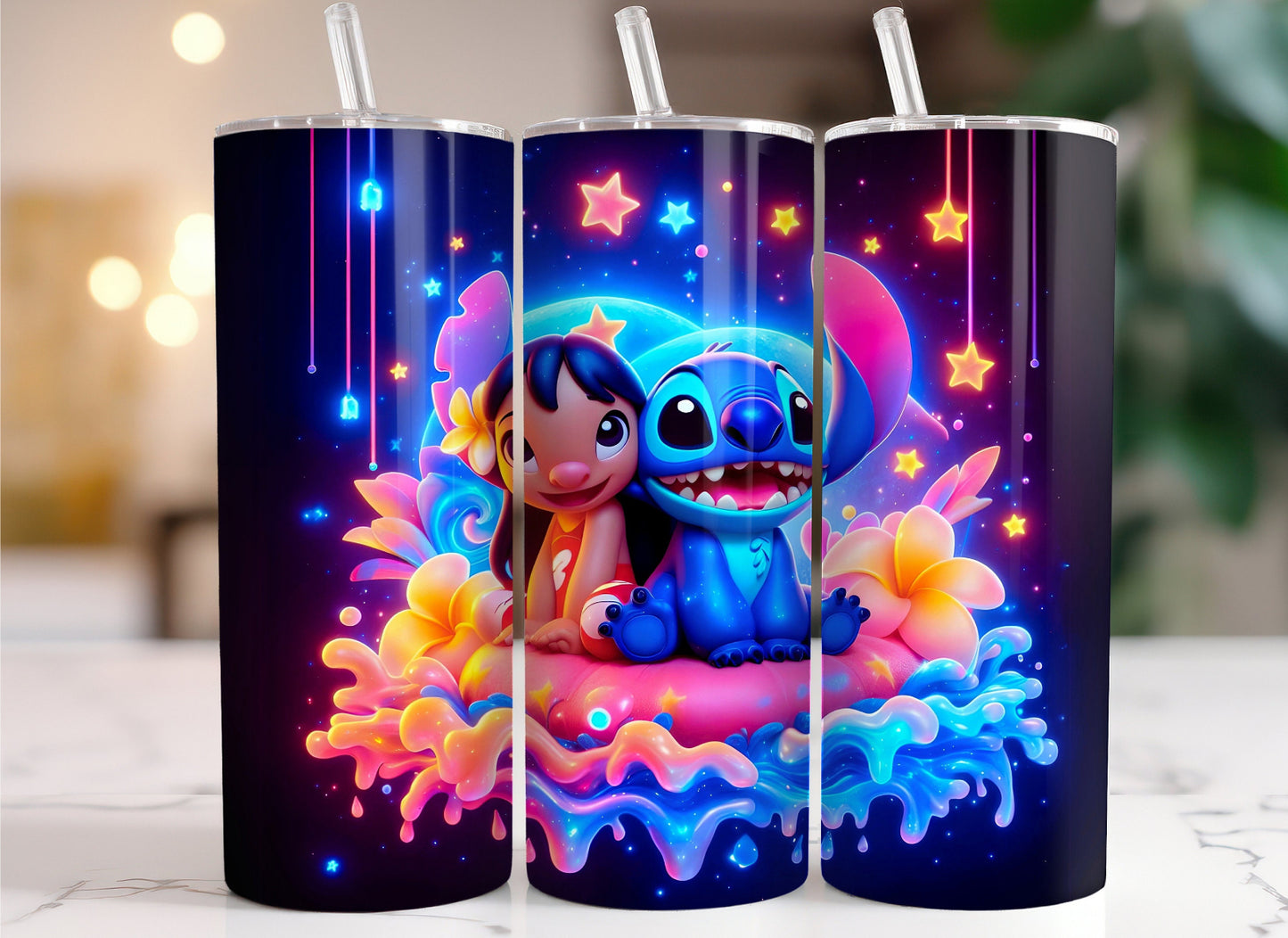 Golden Glow Tumblers