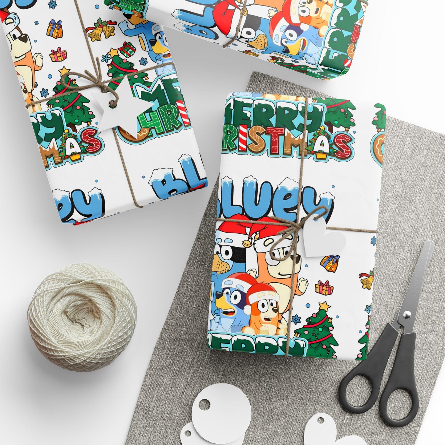 Bluey Christmas Wrapping Paper