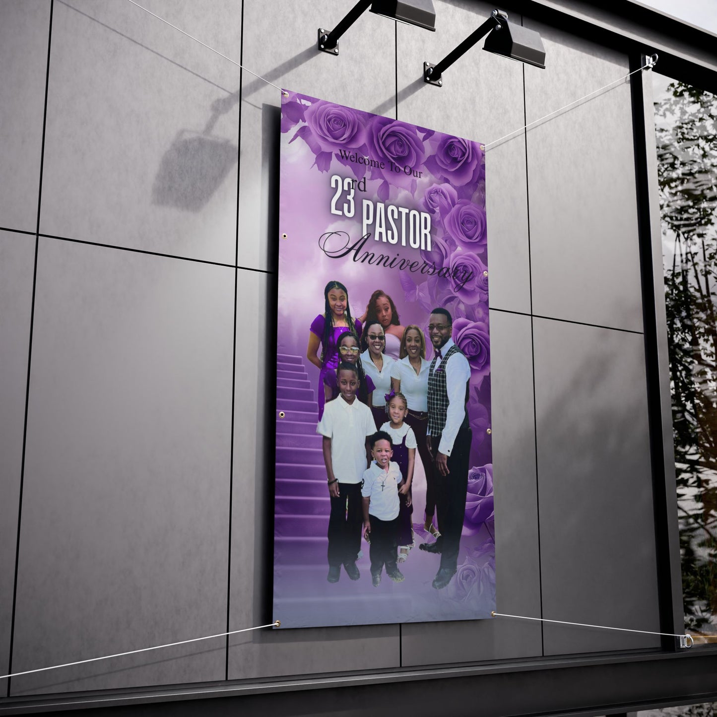Pastor Anniversaries, Church Celebrations, Personalized Welcome Sign, Event Banner