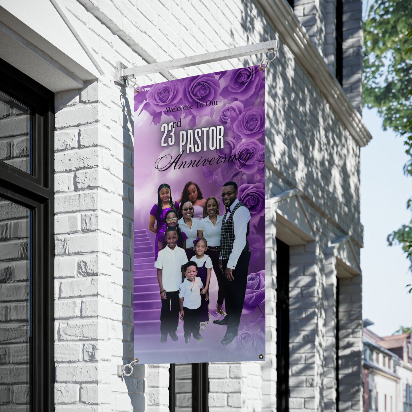 Pastor Anniversaries, Church Celebrations, Personalized Welcome Sign, Event Decor, Religious Gatherings Banners
