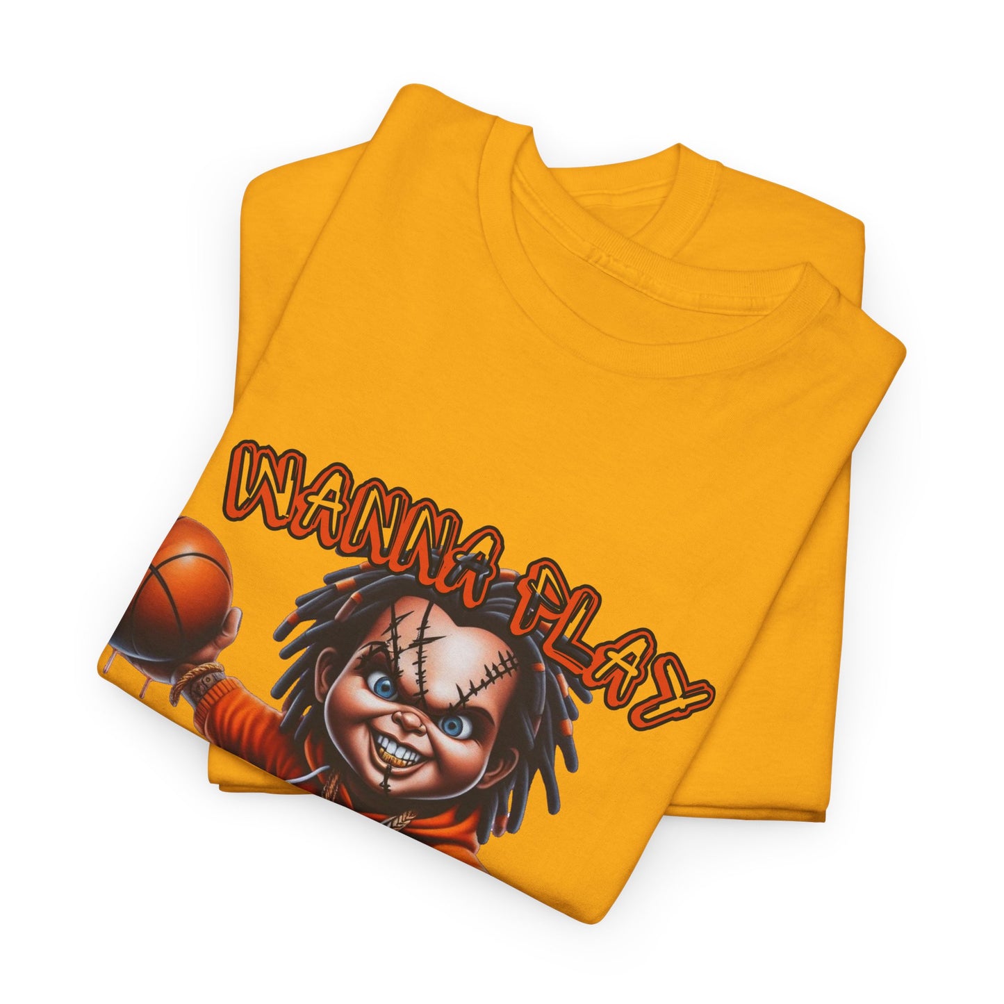 Basketball Graphic Tee, Wanna Play Shirt, Unisex Sports T-Shirt, Perfect for Game Days, Gift for Sports Lovers