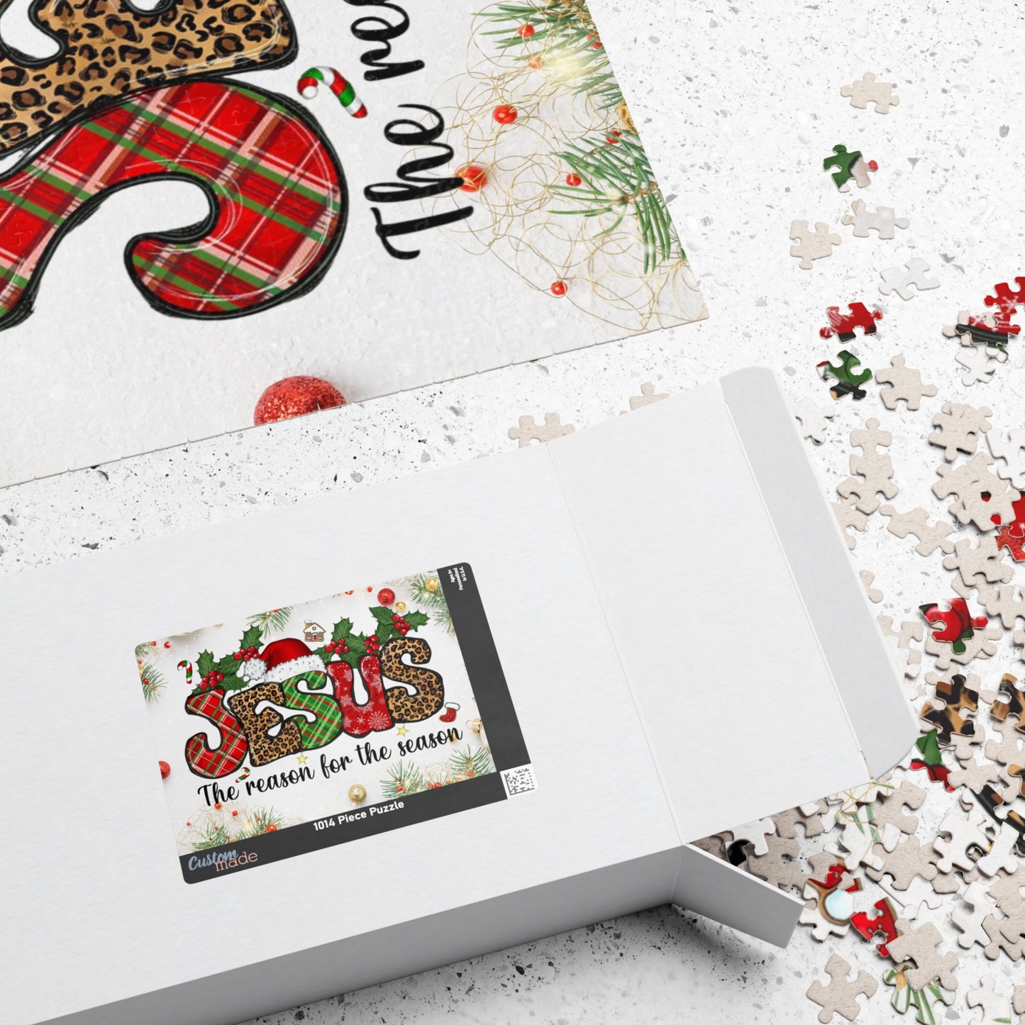 Festive Jesus Puzzle - Holiday Game for Family