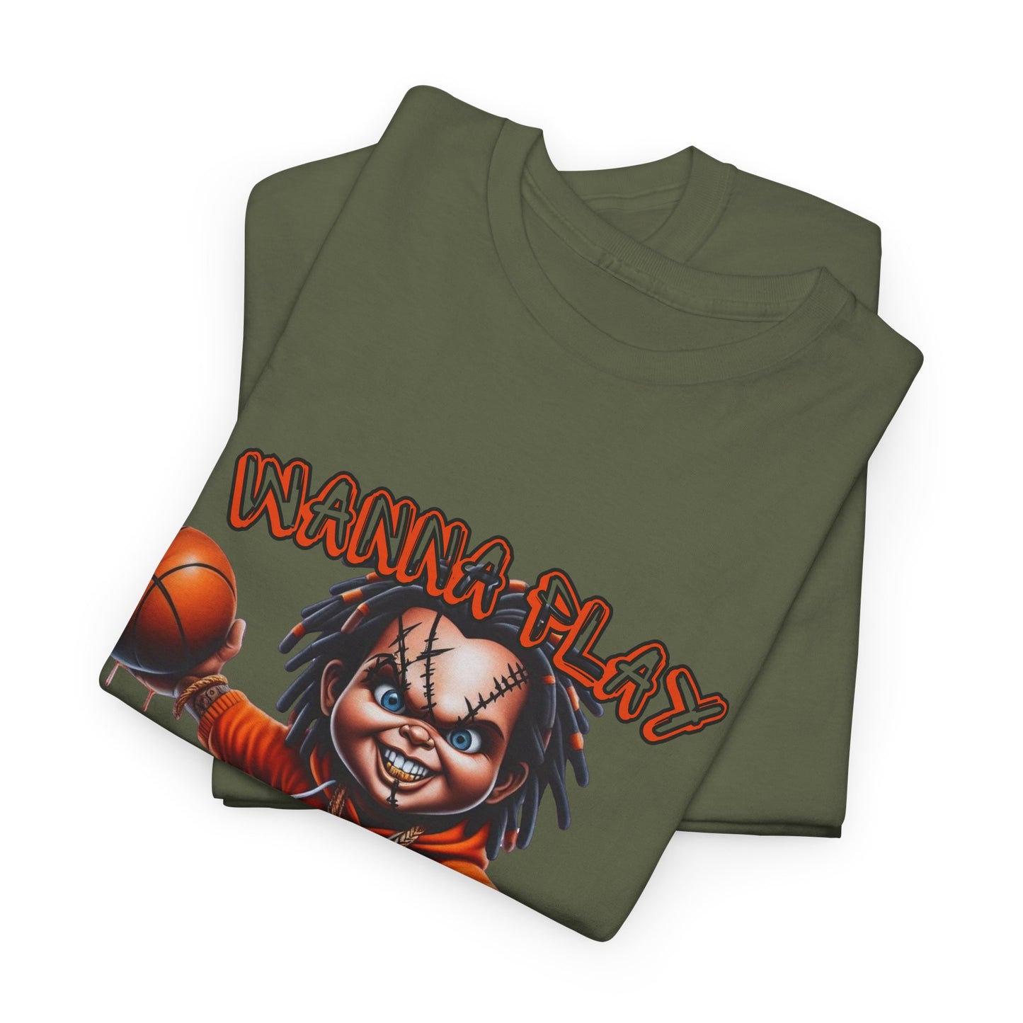 Basketball Graphic Tee, Wanna Play Shirt, Unisex Sports T-Shirt, Perfect for Game Days, Gift for Sports Lovers