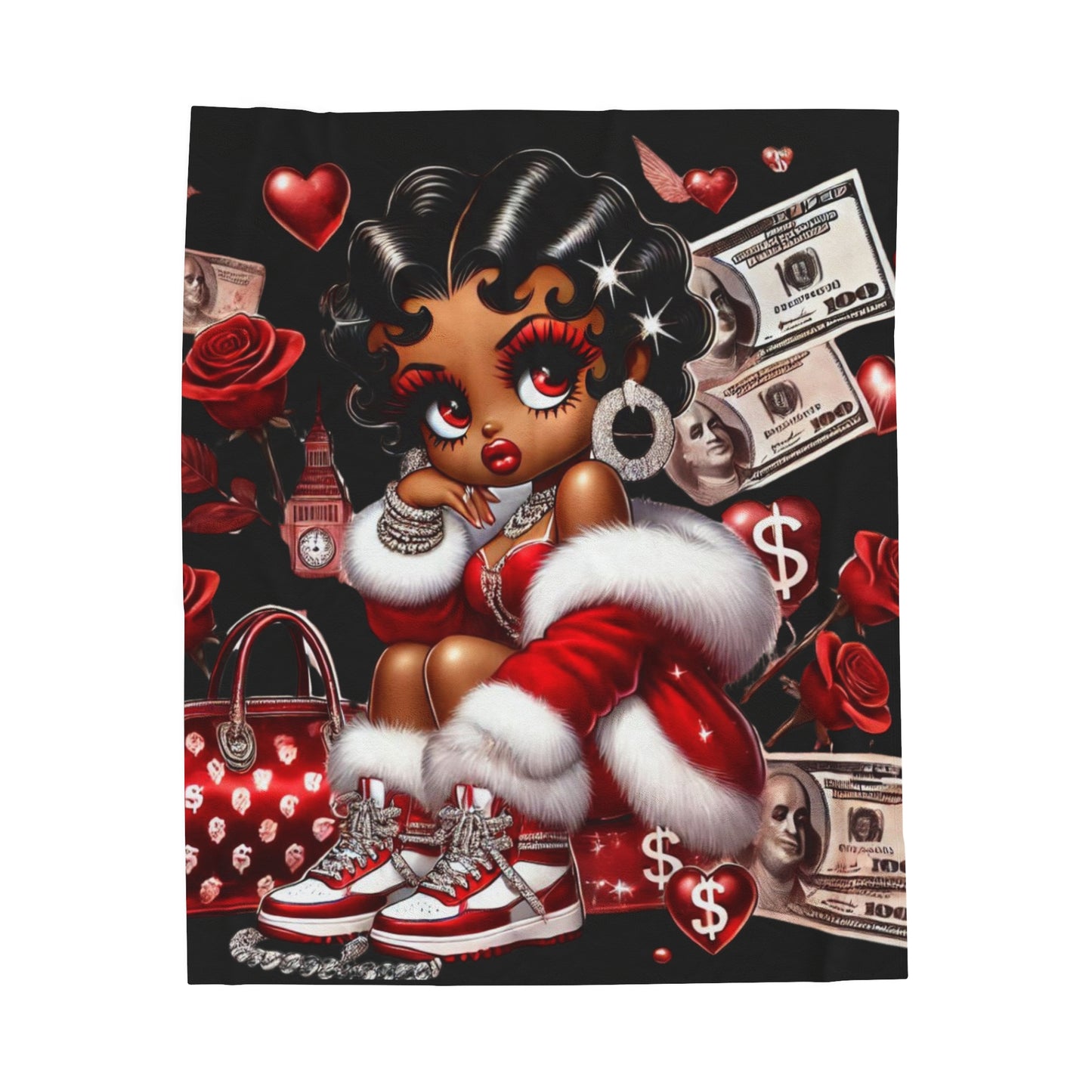 GlamBoop Plush Blanket