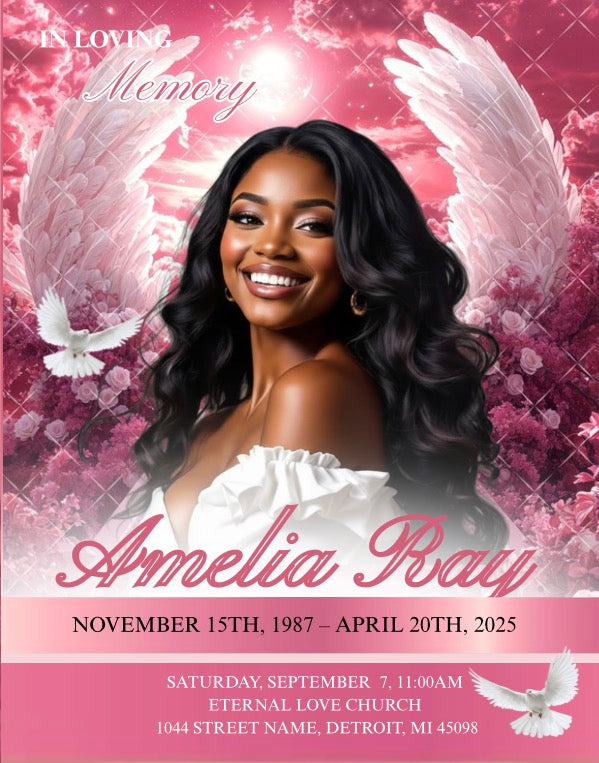 Obituary Design and Print