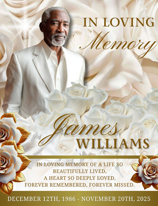 Obituary Design and Print