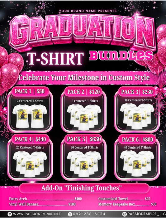Graduation T-Shirt Package