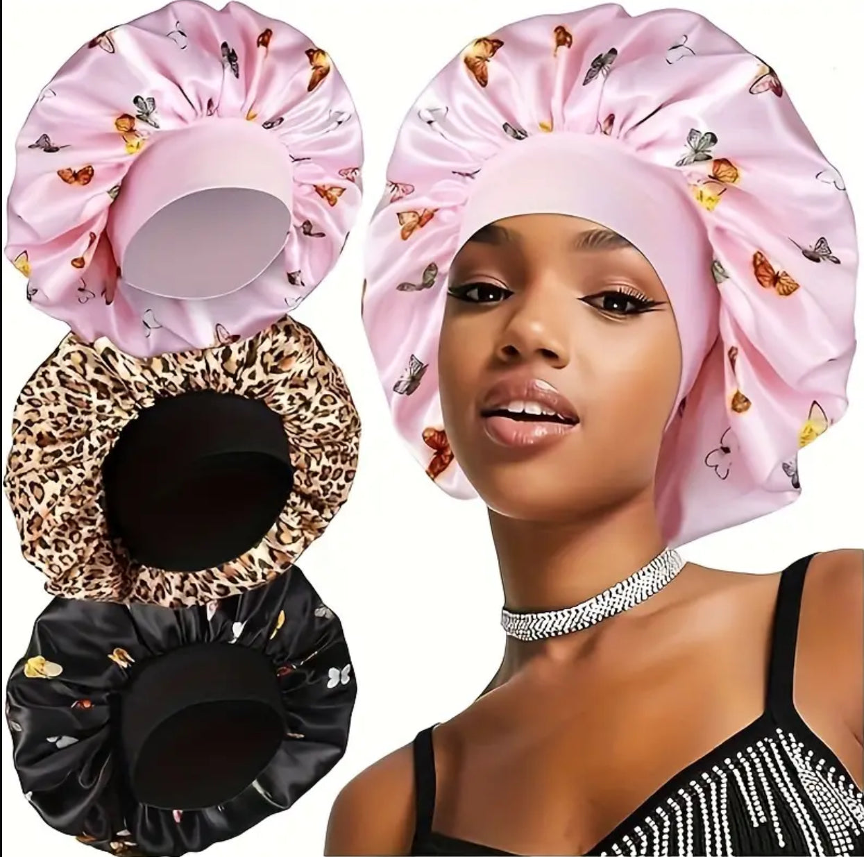 Satin Bonnet Sleep Caps