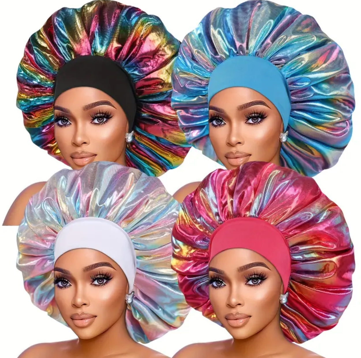 Satin Bonnet Sleep Caps